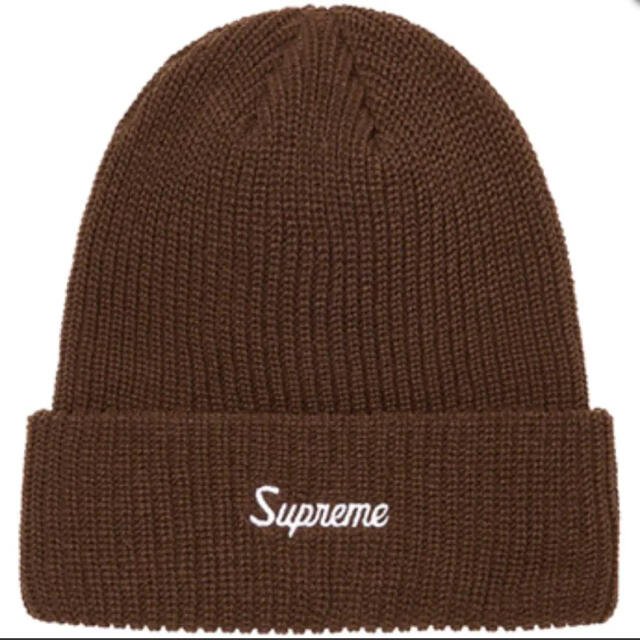 Supreme(シュプリーム)のSupreme Loose gauge Beanie 新色 ブラウン 新品 メンズの帽子(ニット帽/ビーニー)の商品写真