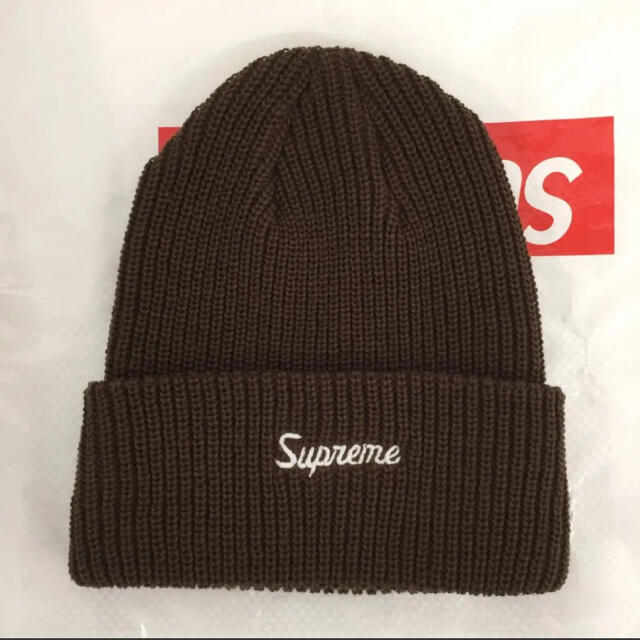 Supreme(シュプリーム)のSupreme Loose gauge Beanie 新色 ブラウン 新品 メンズの帽子(ニット帽/ビーニー)の商品写真