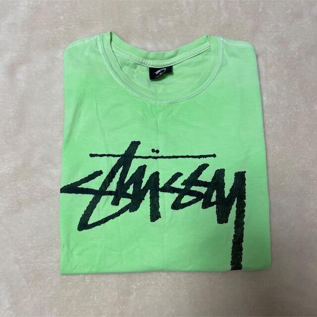 STUSSY(ステューシー)のstussy ネオングリーン Tシャツ メンズのトップス(Tシャツ/カットソー(半袖/袖なし))の商品写真