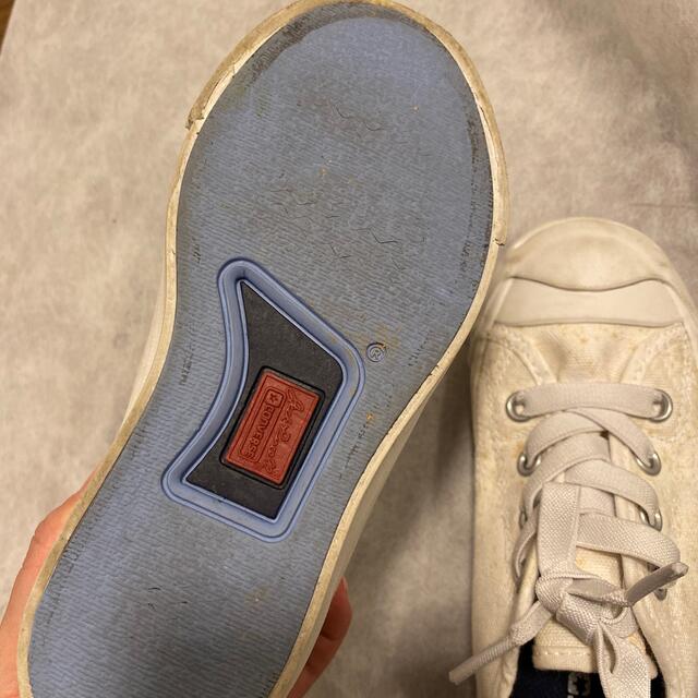 CONVERSE(コンバース)のコンバース　ホワイト　ジャックパーセル　16センチ キッズ/ベビー/マタニティのキッズ靴/シューズ(15cm~)(スニーカー)の商品写真