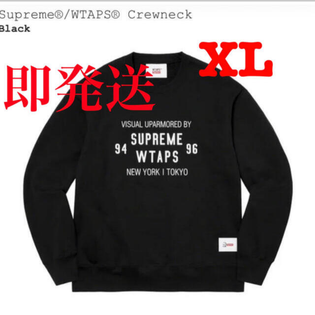 Supreme(シュプリーム)のsupreme wtaps  crewneck black XL メンズのトップス(スウェット)の商品写真