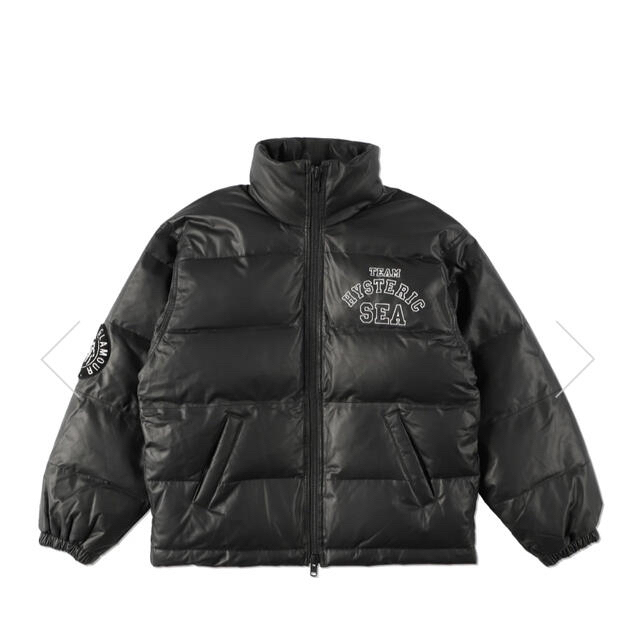 HYSTERIC GLAMOUR(ヒステリックグラマー)のHYSX WDS LEATHER DOWN JACKET メンズのジャケット/アウター(ダウンジャケット)の商品写真