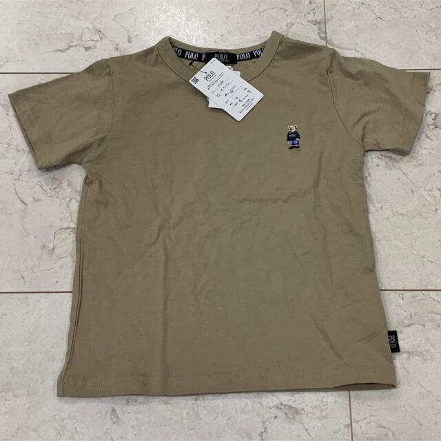 POLO RALPH LAUREN(ポロラルフローレン)のpolo 130サイズ　Tシャツ　ベージュ キッズ/ベビー/マタニティのキッズ服男の子用(90cm~)(Tシャツ/カットソー)の商品写真