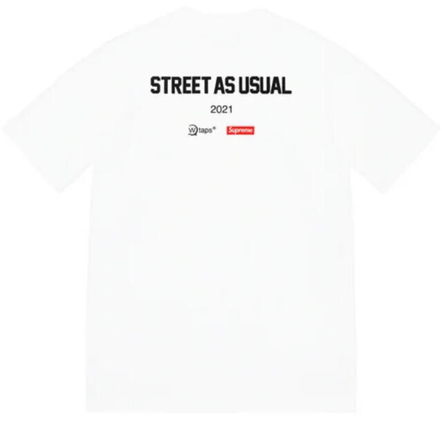 Supreme(シュプリーム)のSupreme WTAPS Sic'em! Tee ホワイトM メンズのトップス(Tシャツ/カットソー(半袖/袖なし))の商品写真