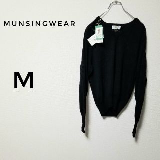 マンシングウェア(Munsingwear)のMunsingwear マンシングウェア　セーター 黒 メンズ GS4301(ウエア)