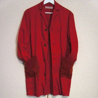 ビームス(BEAMS)の古着屋購入 美品 LIL ALMOND ショップコート 赤(ミリタリージャケット)