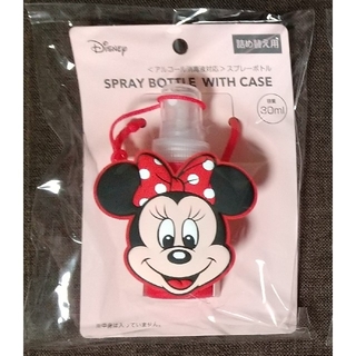ディズニー(Disney)のディズニー ミニー携帯用詰め替えスプレーボトル （アルコール消毒液対応）(ボトル・ケース・携帯小物)