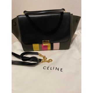 セリーヌ(celine)の美品　セリーヌ　CELINE トラペーズ　限定(ショルダーバッグ)