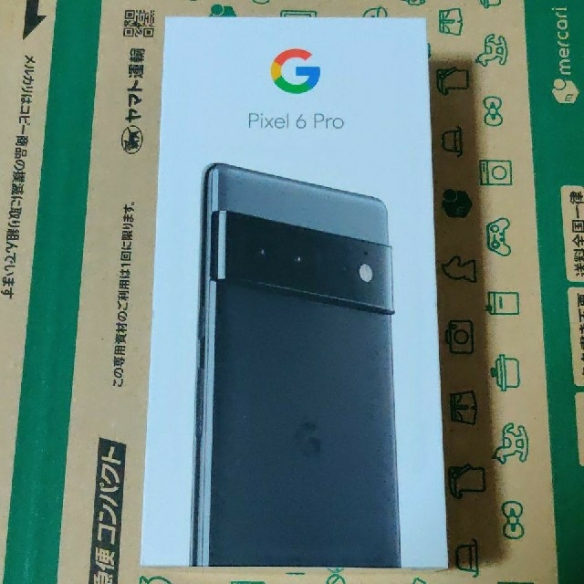 google pixel6 pro128gb　stormy black スマホ/家電/カメラのスマートフォン/携帯電話(スマートフォン本体)の商品写真