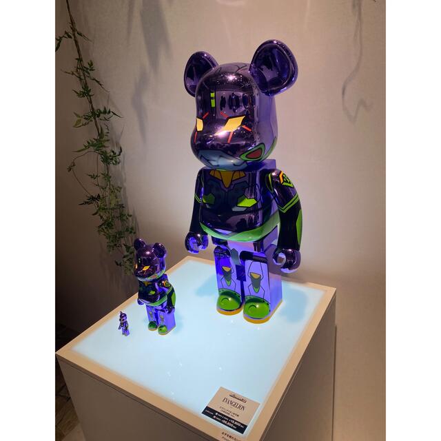 BE@RBRICK エヴァンゲリオン初号機 CHROME 100&400 【時間指定不可