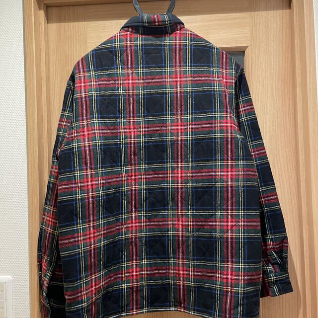 Supreme(シュプリーム)のsupreme quilted plaid flannel M black メンズのトップス(シャツ)の商品写真