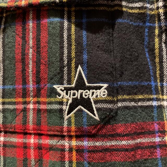 Supreme(シュプリーム)のsupreme quilted plaid flannel M black メンズのトップス(シャツ)の商品写真