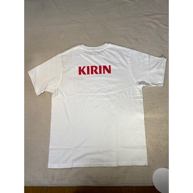 キリン(キリン)のキリン ノベルティTシャツ 白 メンズのトップス(Tシャツ/カットソー(半袖/袖なし))の商品写真