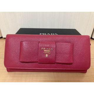 プラダ(PRADA)の【キャプテンキング様専用】プラダ　PRADA 財布　サフィアーノ　ピンク(財布)