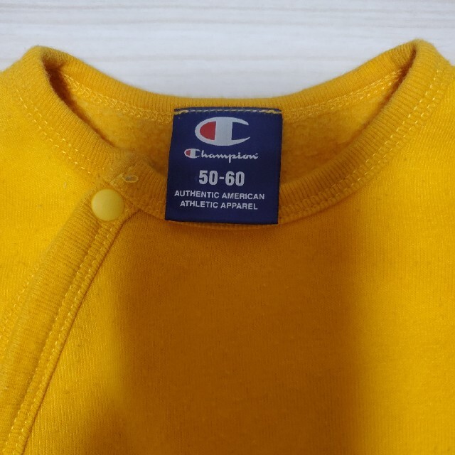 Champion(チャンピオン)のチャンピオン　ロンパース　50〜60 キッズ/ベビー/マタニティのベビー服(~85cm)(ロンパース)の商品写真