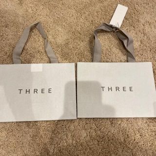 スリー(THREE)のTHREE ショッパー(ショップ袋)