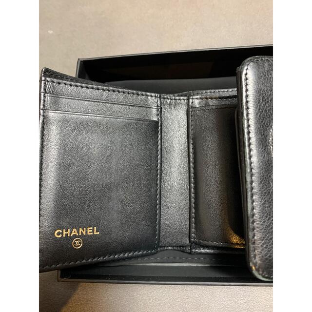 CHANEL(シャネル)のCHANELシャネル財布　ブラック レディースのファッション小物(財布)の商品写真