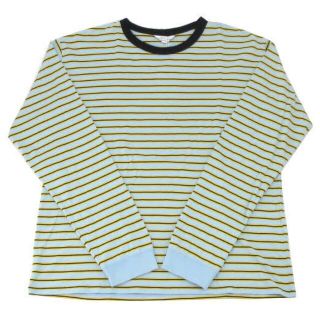 アンユーズド(UNUSED)のUNUSED ボーダーロンT サイズ3(Tシャツ/カットソー(七分/長袖))