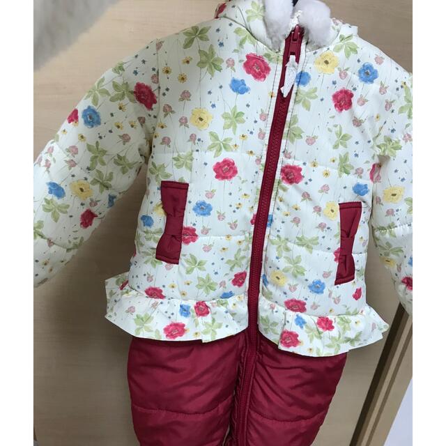 AEON(イオン)のつなぎ　ジャンプスーツ　90 キッズ/ベビー/マタニティのキッズ服女の子用(90cm~)(ジャケット/上着)の商品写真