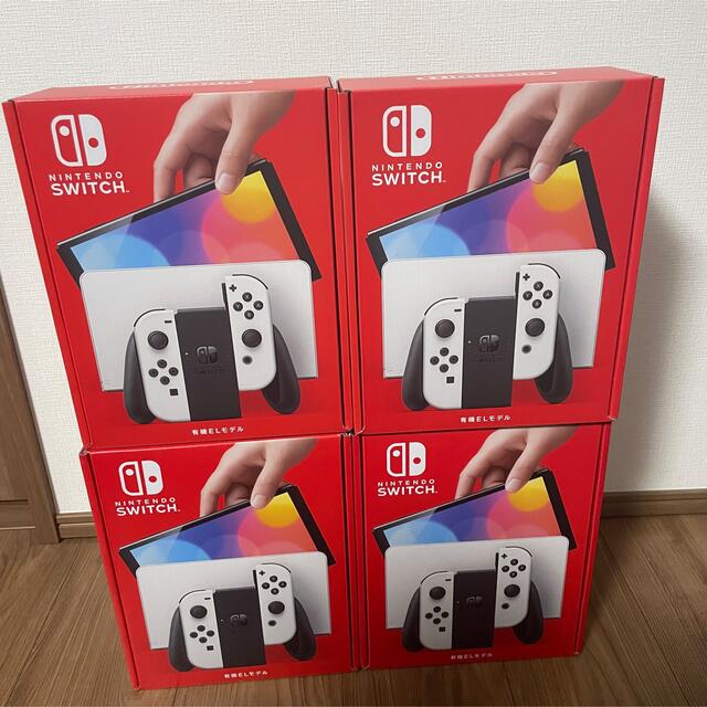 Nintendo Switch - 【新品】Nintendo Switch 有機ELモデル　ホワイト　4台セット