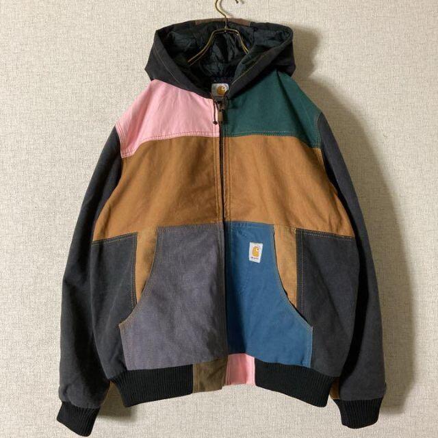 carhartt - Carhartt カーハート リメイクジャケット 再構築 carhartt - Carhartt カーハート リメイクジャケット 再構築