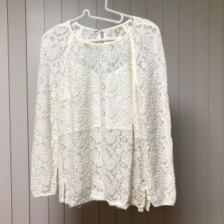 シスレー(Sisley)の【SISLEY】白の総レースブラウス　プルオーバー(シャツ/ブラウス(長袖/七分))