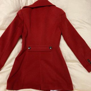 Michael Kors - MICHAEL KORS アンゴラ100% ロングPコート レッドの