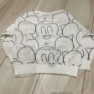 ベビー　子ども　キッズ　ロンT  白(Tシャツ/カットソー)