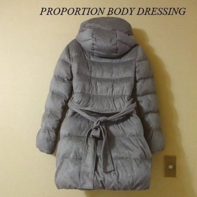 PROPORTION BODY DRESSING(プロポーションボディドレッシング)のプロポーションボディドレッシング♡ふわふわフード光沢ダウンコート レディースのジャケット/アウター(ダウンコート)の商品写真