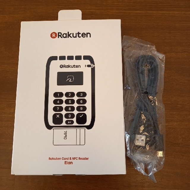 Rakuten(ラクテン)の楽天ペイ　カードリーダー（電子マネー・クレジットカード決済端末） スマホ/家電/カメラのPC/タブレット(PC周辺機器)の商品写真