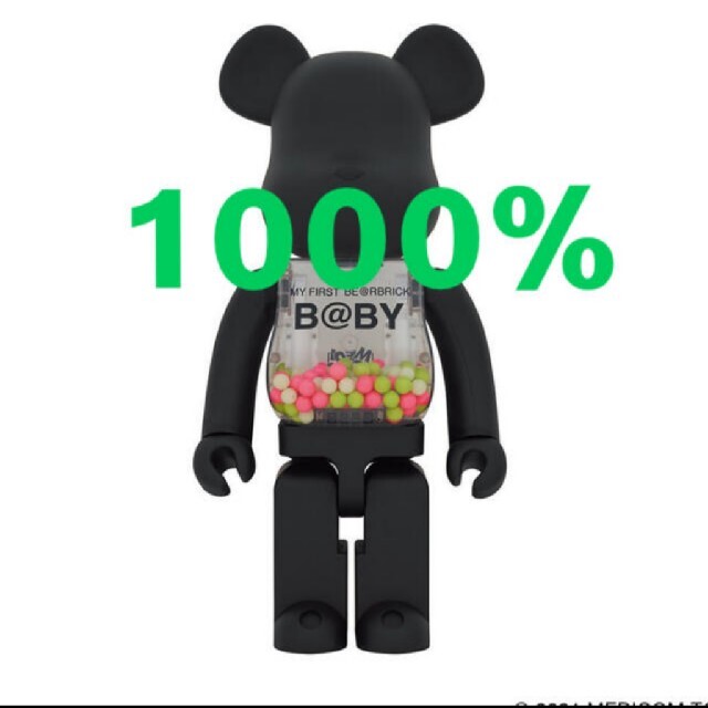 フィギュアMY FIRST BE@RBRICK B@BY MATT BLACK 1000%