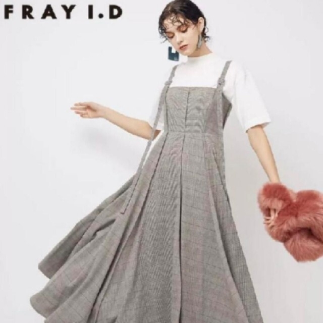 【完売品‼︎】新品タグ付 FRAY I.D ボリュームピンタックワンピース