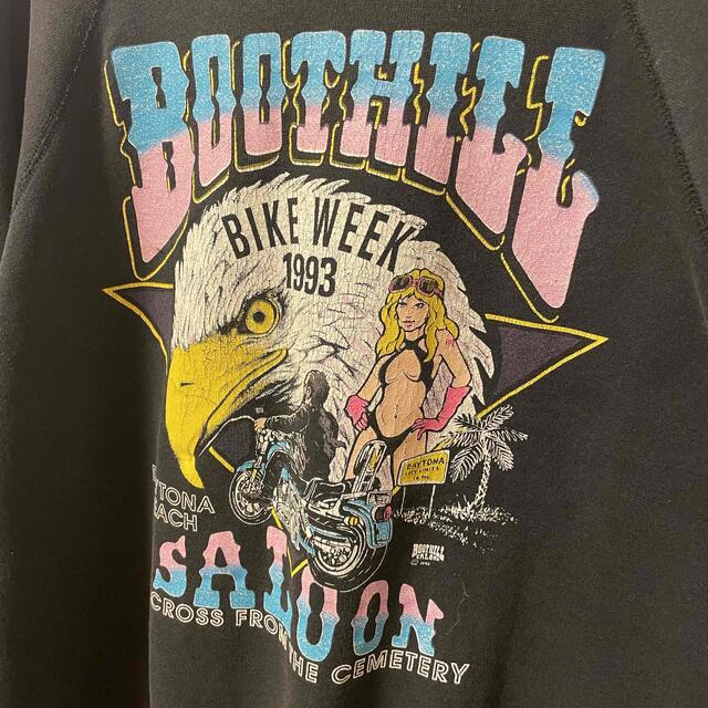 Harley Davidson(ハーレーダビッドソン)の【専用出品】古着　BOOTHILL SALOON 　スウェット メンズのトップス(スウェット)の商品写真