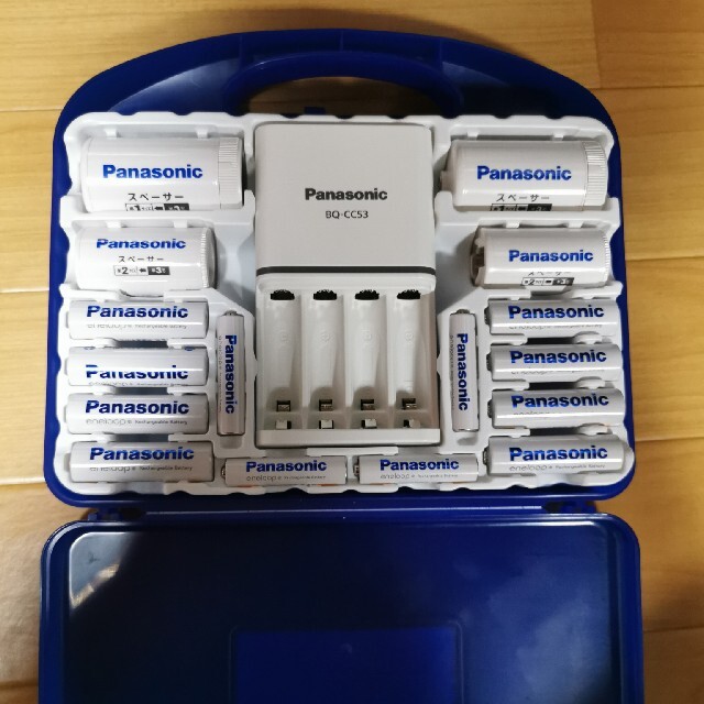 Panasonic パナソニック エネループ ニッケル水素電池充電器セット K-