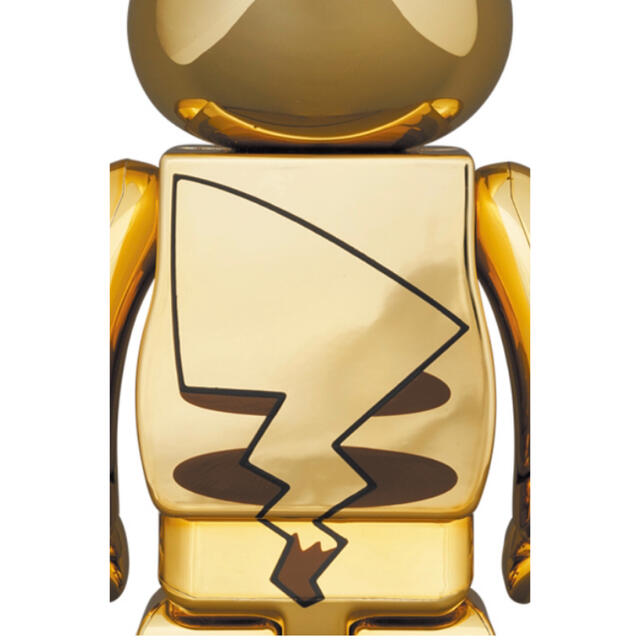 BE@RBRICK ピカチュウ GOLD CHROME 100％ & 400％メディコムトイ