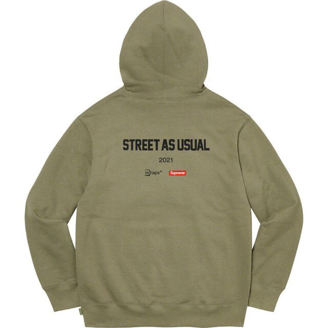 supreme wtaps sic'em! hooded olive