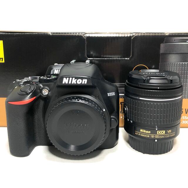 Nikon D3500 AF-P18-55レンズKIT 1628ショット極美品