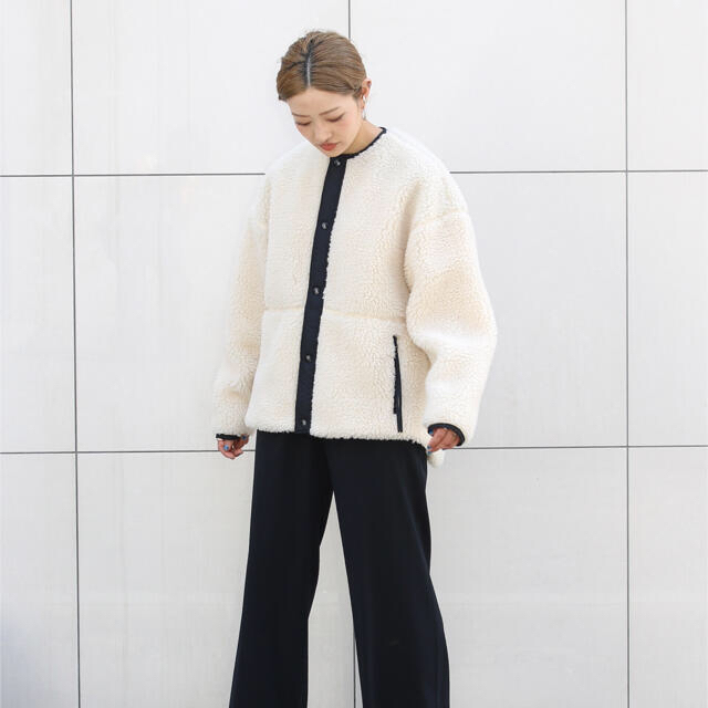 ❤️極美品❤️HYKE❤️FAUX SHEARLING COAT◆ボアコート