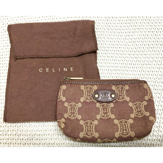 celine(セリーヌ)のセリーヌ　ポーチ　ミニポーチ　保存袋あり　CELINE 財布　名刺ケース　小銭入 レディースのバッグ(ハンドバッグ)の商品写真