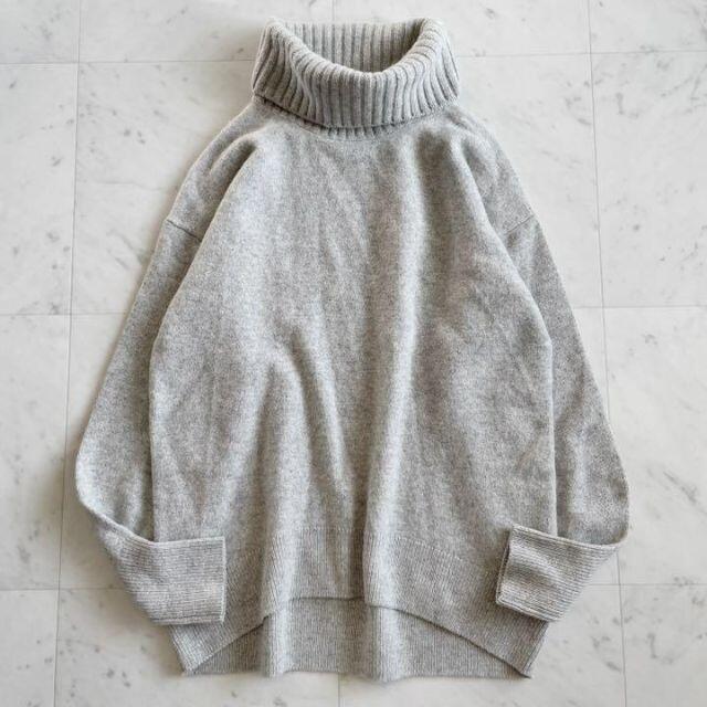 PLST - 914 極美品♪プラステ 希少M ウールカシミヤ タートルネックセーター グレーの通販 by lily ️お値下げOK｜プラステ