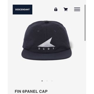 付属品有‼️ DESCENDANT 21AW FIN CAP キャップ ネイビー(キャップ)