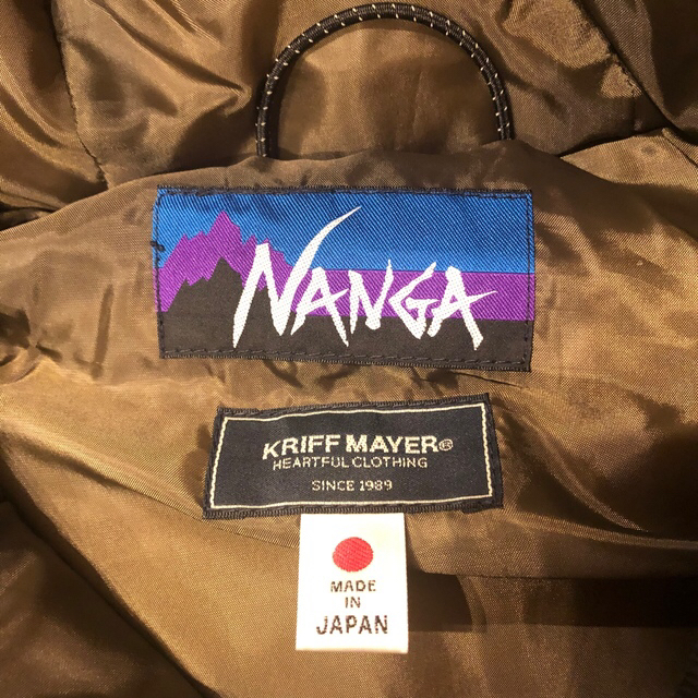 NANGA(ナンガ)のセール！KRIFF MAYER× NANGA レトロ ダウン　日本製　XL 新品 メンズのジャケット/アウター(ダウンジャケット)の商品写真