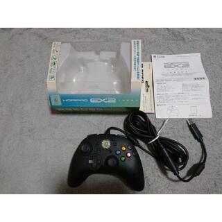 エックスボックス360(Xbox360)のホリパッドEX2ターボ 　BLACK　　　XBOX360　有線コントローラー(家庭用ゲーム機本体)
