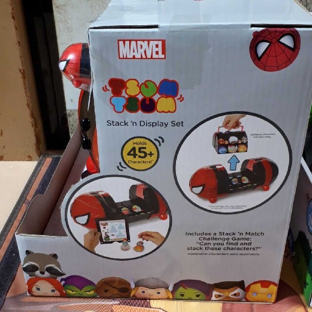 MARVEL(マーベル)の【新品限定品】マーベル ツムツム キャリーケース&ミステリーパック1ボックス エンタメ/ホビーのおもちゃ/ぬいぐるみ(キャラクターグッズ)の商品写真