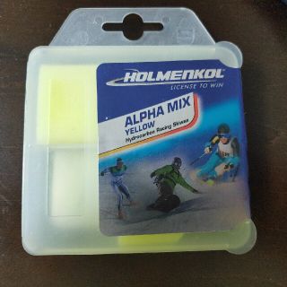 (使用済み)ホットワックス　HOLMENKOL　アルファミックス　イエロー(ウエア/装備)