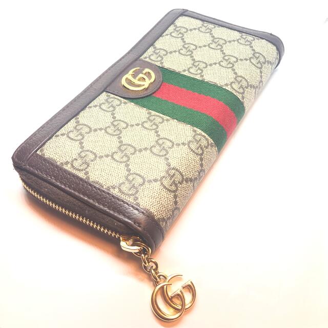 Gucci(グッチ)のGUCCI オフィディアGGスプリーム ジップアラウンドウォレット 長財布 レディースのファッション小物(財布)の商品写真