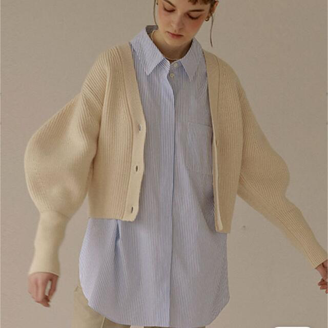 SALE!etre tokyo エトレ パフスリーブニットカーディガン | www