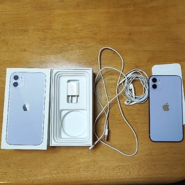 iPhone - 美品 iPhone 11 128GB simロック解除済み iPhoneの iPhone - 美品 iPhone 11 128GB simロック解除済み iPhoneの