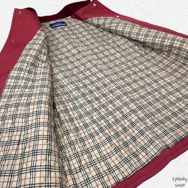 美品BARBERRY BLUE LABEL ショートダウンコートノバチェック