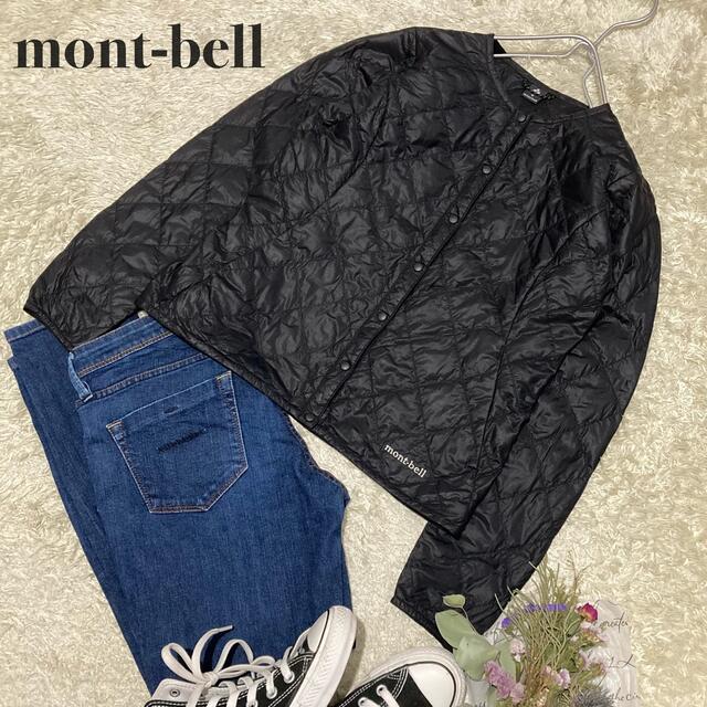 mont-bell スペリオダウン ラウンドネックジャケット ブラック Sサイズ